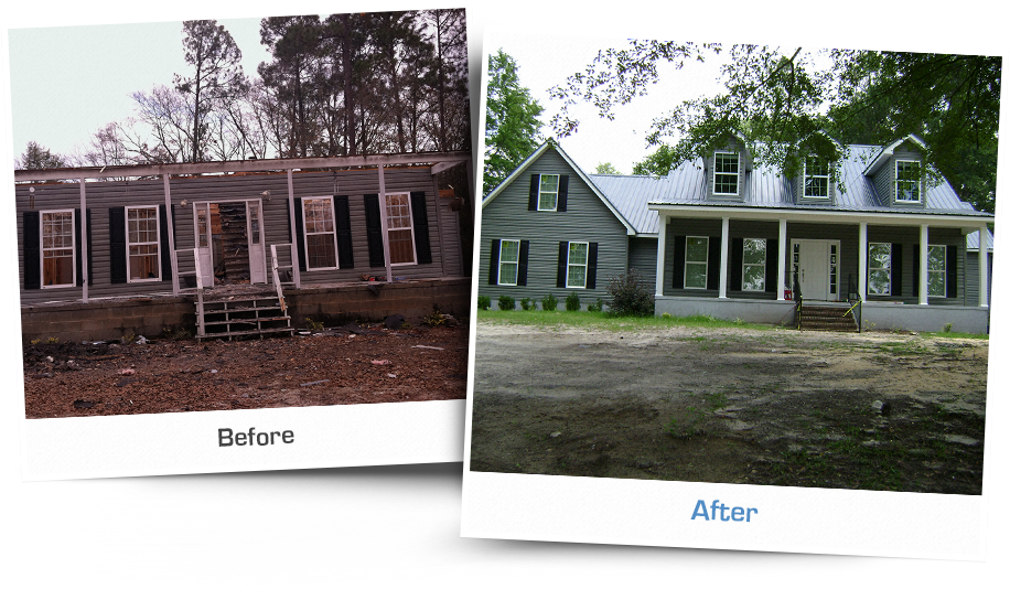 before and after fire damage restoration blount's complete home services fire water restoration termite pest control augusta ga