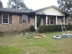 house damaged by fire blount's complete home services fire water restoration termite pest control augusta ga
