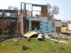 home being repaired after fire damage blount's complete home services fire water restoration termite pest control augusta ga